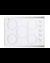 CRS5B14W Electric Cooktop Front