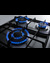 GC527SS Gas Cooktop Detail