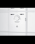 FF1142PLIM Refrigerator Freezer Detail