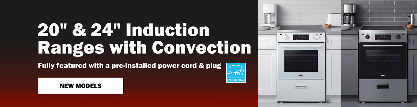  20" & 24" Induction Ranges with Convection